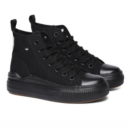 Женские высокие кеды British Knights KAYA FLOW MID B52-3724-01, черные Женские высокие кеды British Knights KAYA FLOW MID B52-3724-01, черные