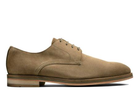 Мужские дерби Clarks Oliver Lace 26147806, песочные