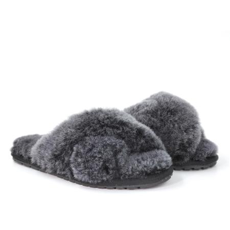 Женские тапочки EMU Australia Mayberry Frost W12013, черные