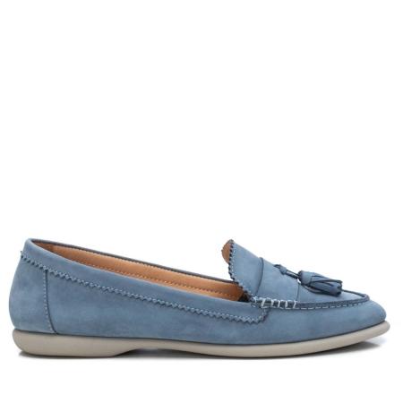 Женские лоферы CARMELA NOBUCK LADIES SHOES 68624, голубые