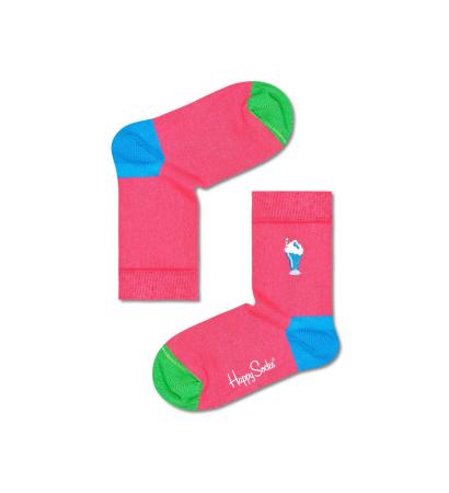 Kids Embroidery Milkshake Sock KBEMS01