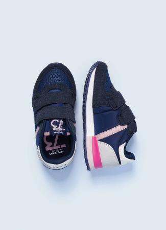 Детские кроссовки Pepe Jeans London SYDNEY COMBI GIRL KIDS AW21 PGS30516, синие