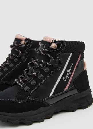 Детские ботинки Pepe Jeans London PEAK BRAND PGS30555, черные