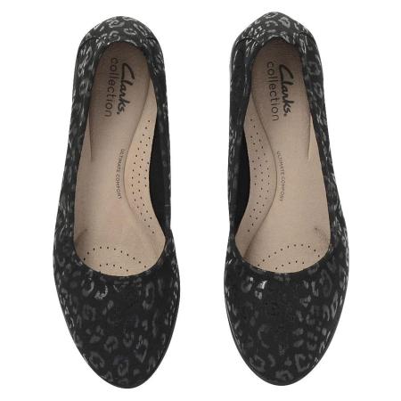 Женские балетки Clarks Jenette Ease 26168486, черные Женские балетки Clarks Jenette Ease 26168486, черные