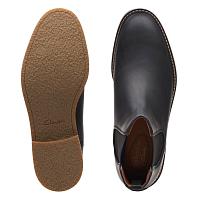 Jaxen Chelsea 26162729 - Мужские челси Clarks, черные Jaxen Chelsea 26162729 - Мужские челси Clarks, черные