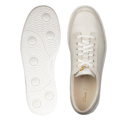 Мужские полуботинки Clarks Hero Air Lace 26152887, белые Мужские полуботинки Clarks Hero Air Lace 26152887, белые