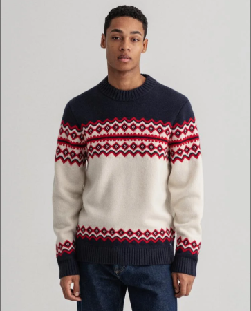 HOLIDAY FAIR ISLE C-NECK 8060016