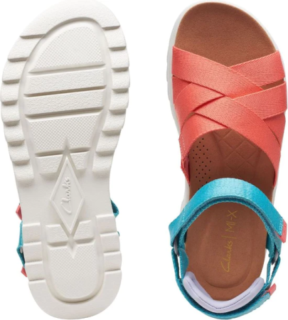 Женские сандалии Clarks Clarks DashLite Cross 26170426, розовые