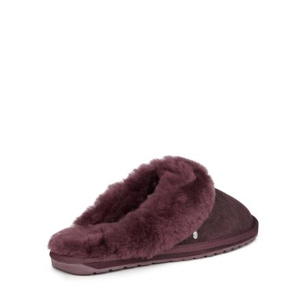 Женские тапочки EMU Australia Jolie W10015, бордовые