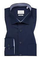 РУБАШКА 1307-19-E15K - Мужская рубашка ETERNA, синяя