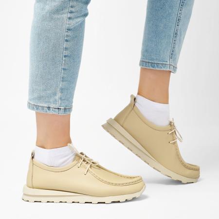 Женские полуботинки Clarks 22205083, бежевые