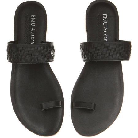 Женские сланцы EMU Australia Murlong Woven W11937, черные