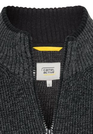 Мужской свитер Camel Active Knitted Toyer 409585-2K06, серый