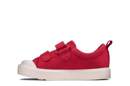 Детские кеды Clarks City Bright T 26149092, красные