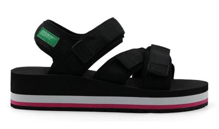 Женские сандалии United Colors of Benetton FROCK HIGH BTW119500, черные