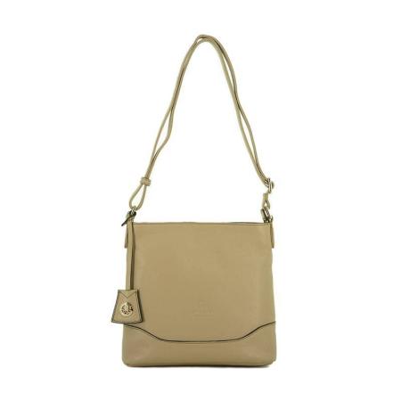 Женская сумка кросс-боди Maison Pourchet Magnet 73206, бежевая