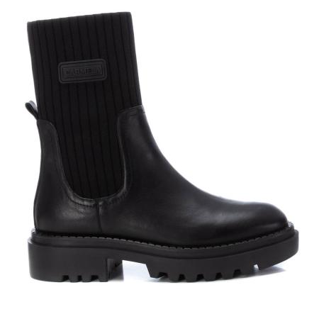 Женские челси CARMELA LEATHER COMBINED LADIES ANKLE BOOTS 160185, черные