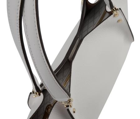 Женская сумка шоппер Maison Pourchet Hebdo 77032, белая