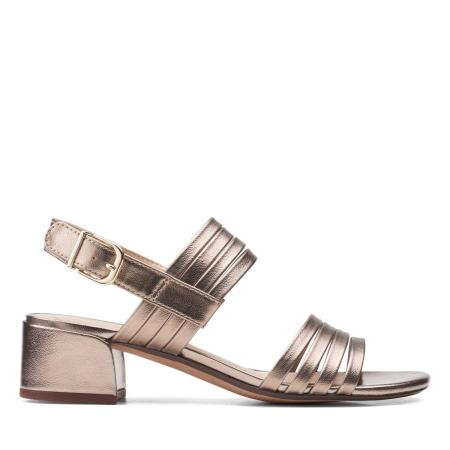 Женские босоножки Clarks Caroleigh Bess 26159423, серебряные