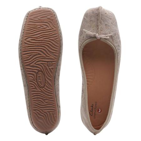 Женские балетки Clarks Freckle Ice 26147556, серые