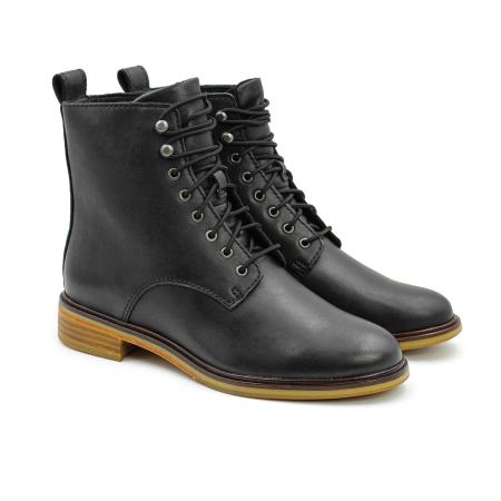 Женские высокие ботинки Clarks Clarkdale Lace 26155831, черные Женские высокие ботинки Clarks Clarkdale Lace 26155831, черные
