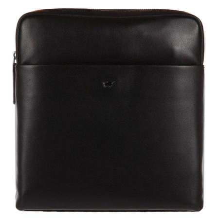 Мужская сумка репортер Braun Buffel LIVORNO Shoulder Bag Slim 67161, черная