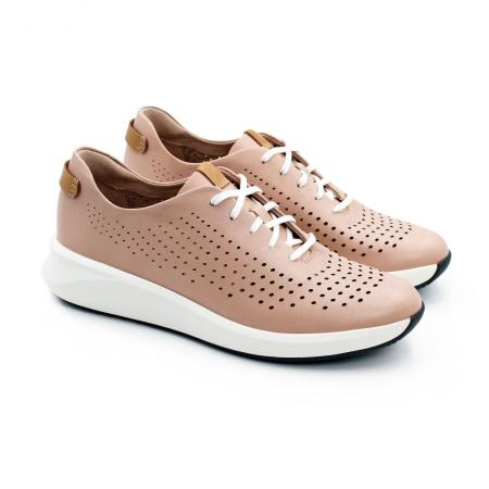 Женские кроссовки Clarks Un Rio Tie 26148715, розовые