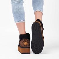 Stingers Stinger Micro Flatform W13301 - Женские полусапоги из овчины (угги) EMU Australia, черные Stingers Stinger Micro Flatform W13301 - Женские полусапоги из овчины (угги) EMU Australia, черные