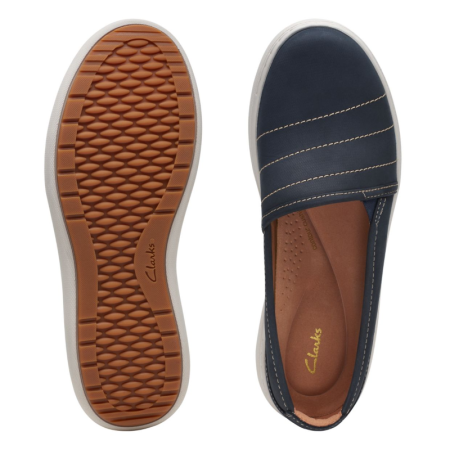 Женские слипоны Clarks Clarks Nalle Violet 26171027, синие