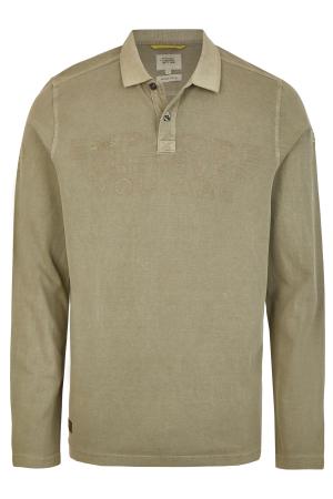 Мужское поло Camel Active Polo Longsleeve 409865-7P07, хаки