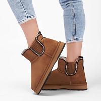 Sheepskin Fashion Higgie W13198 - Женские полусапоги из овчины (угги) EMU Australia, коричневые Sheepskin Fashion Higgie W13198 - Женские полусапоги из овчины (угги) EMU Australia, коричневые