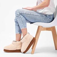 Stingers Stinger Micro Flatform Teddy W13187 - Женские полусапоги из овчины (угги) EMU Australia, белые