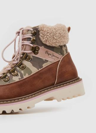Детские ботинки Pepe Jeans London LEIA K2 GIRL PGS50188, коричневые