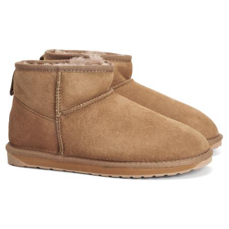 Женские угги EMU Australia Stinger Micro W10937 (жен. полусапоги из овчины (у W10937, бежевые