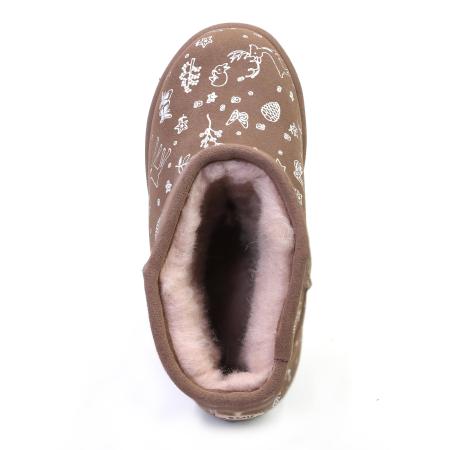 Детские полуугги EMU Australia Woodland Brumby K12607, бежевые