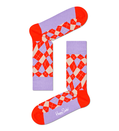 Distorted Argyle Sock DIA01