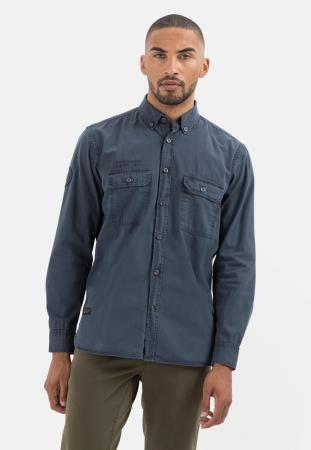 Мужская рубашка Camel Active Longsleeve Shirt 409118-8S18, синяя