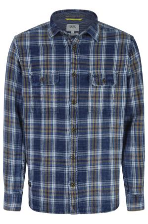 Мужская рубашка Camel Active Longsleeve Shirt 409132-8S22, синяя