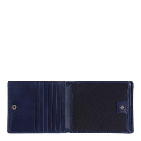 Мужской кошелек Braun Buffel AREZZO RFID Coin Wallet 12CS 81438, синий