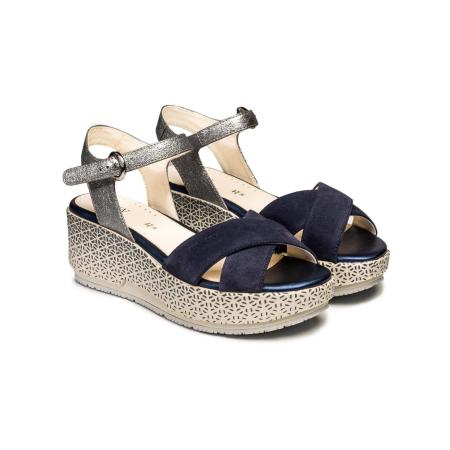 Женские босоножки Stonefly KETTY 9 VELOUR/LAMINATED 210767, синие