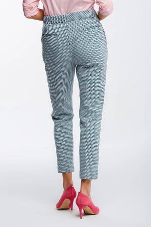 GEO JERSEY CIGARETTE PANTS 4150167