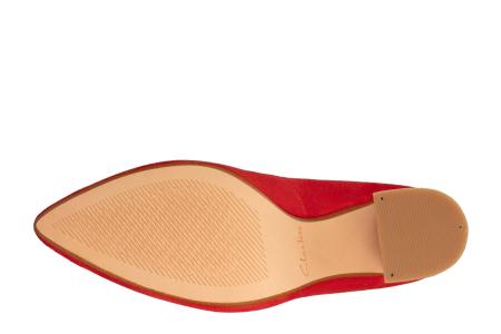 Женские туфли-лодочки Clarks Laina85 Court 26154639, красные