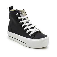 KAYA MID B48-3721-01 - Женские высокие кеды British Knights, черные