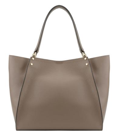 Женская сумка шоппер Maison Pourchet Hebdo 77032, коньячная