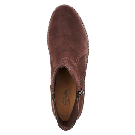 Женские полусапоги Clarks Airabell Zip 26167636, коричневые