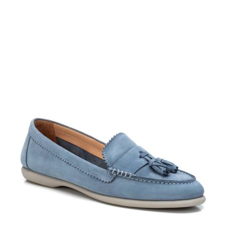 Женские лоферы CARMELA NOBUCK LADIES SHOES 68624, голубые