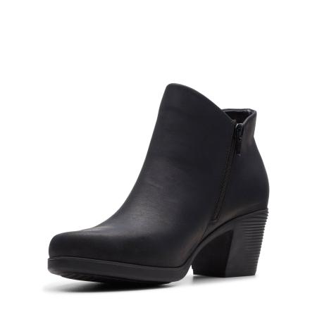 Женские ботильоны Clarks Un Lindel Zip 26145612, черные