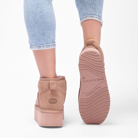 Женские полусапоги EMU Australia Stingers Stinger Micro Flatform W13082, розовые