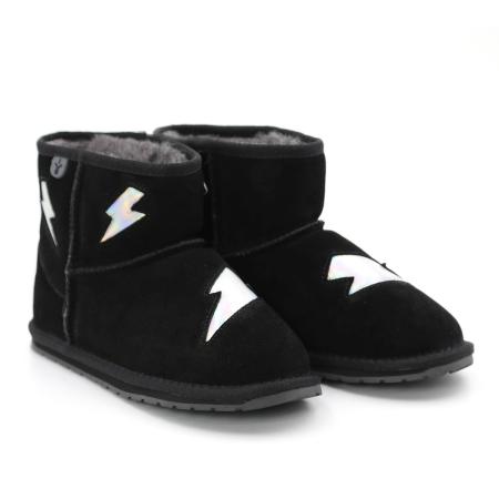 Детские угги EMU Australia Barton Lightning K12985, черные