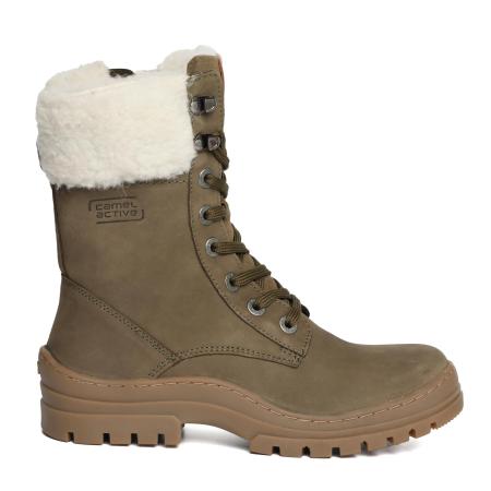 Женские высокие ботинки Camel Active CAEM301-300850, хаки